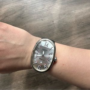 GRIMOLDI MILANO SILVER BORGONOVO AUTOMATIC LADIES WRISTWATCH